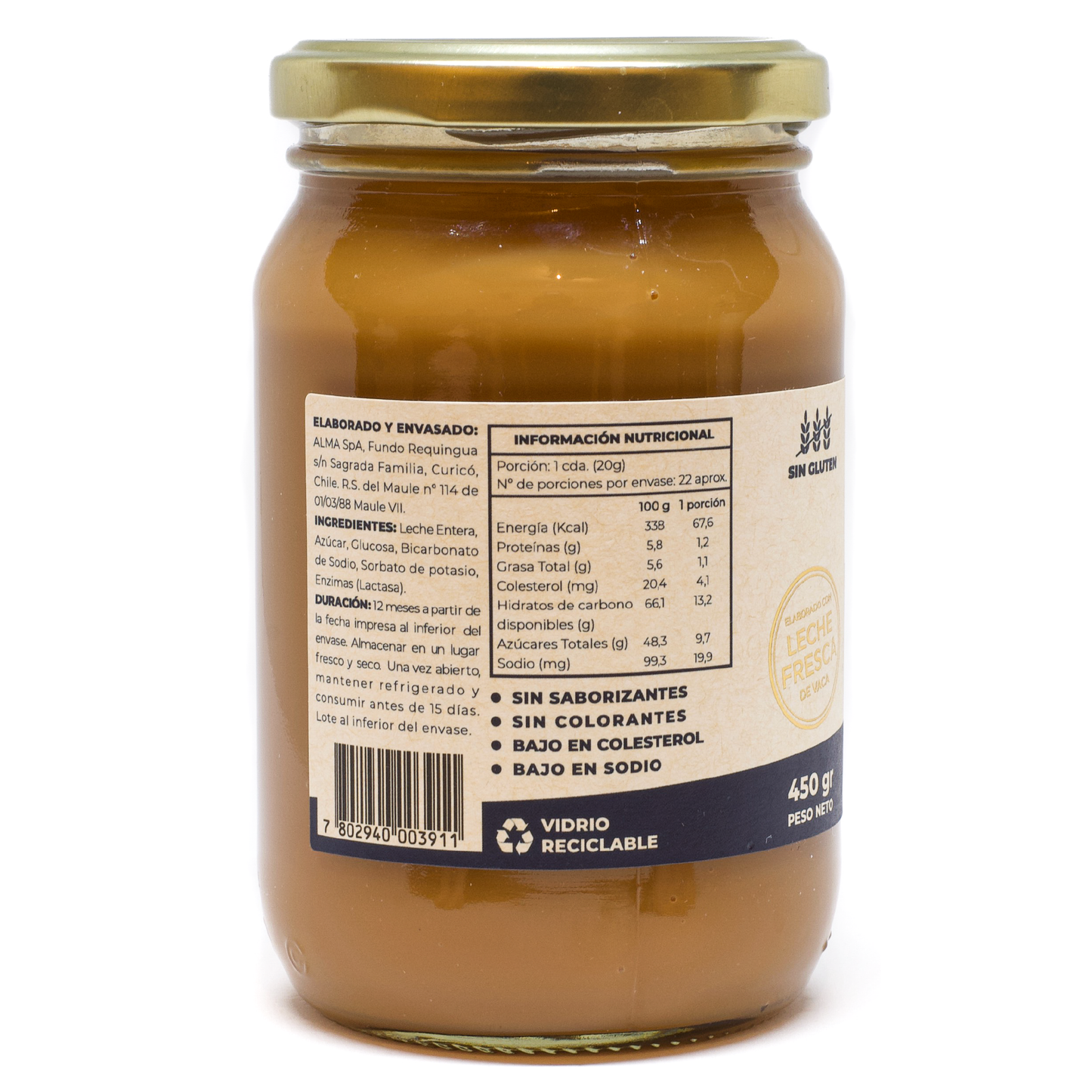 Dulce de Leche Tradicional 450 grs.